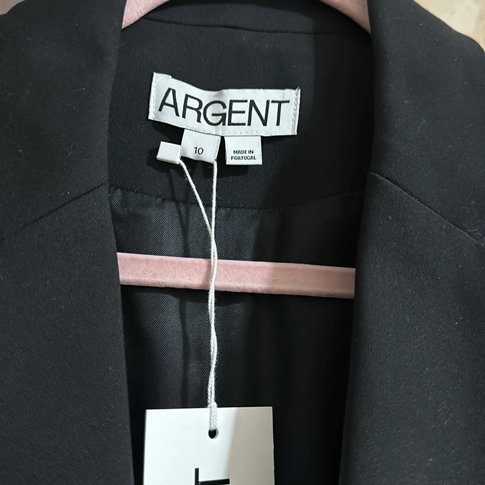 Argent Women's Black Double-Breasted Blazer - Picture 8 of 8